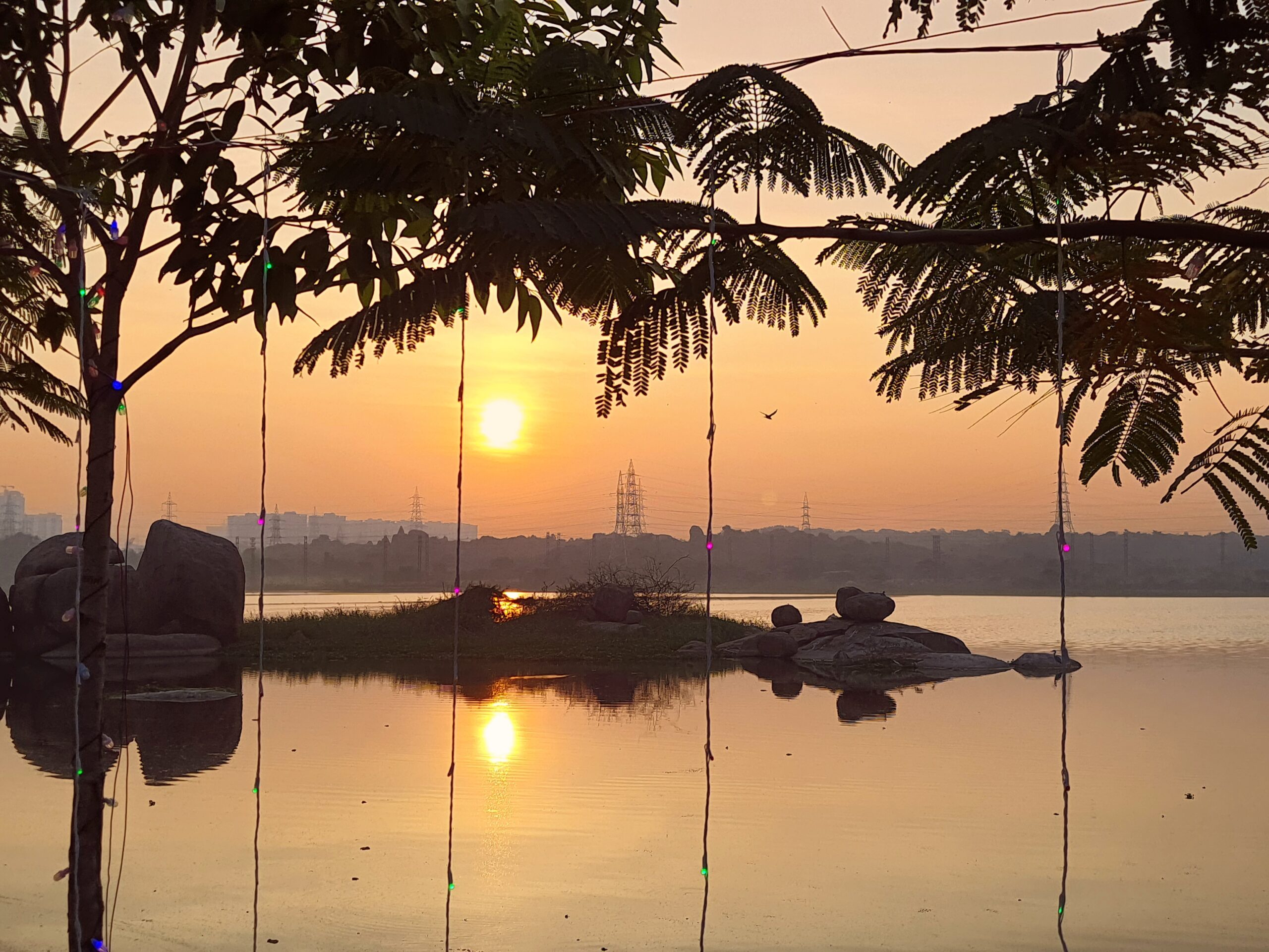 Chhath Puja Morning- Nalagandla Lake, Hyderabad